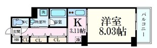 ユリシス芦屋の物件間取画像